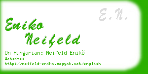 eniko neifeld business card